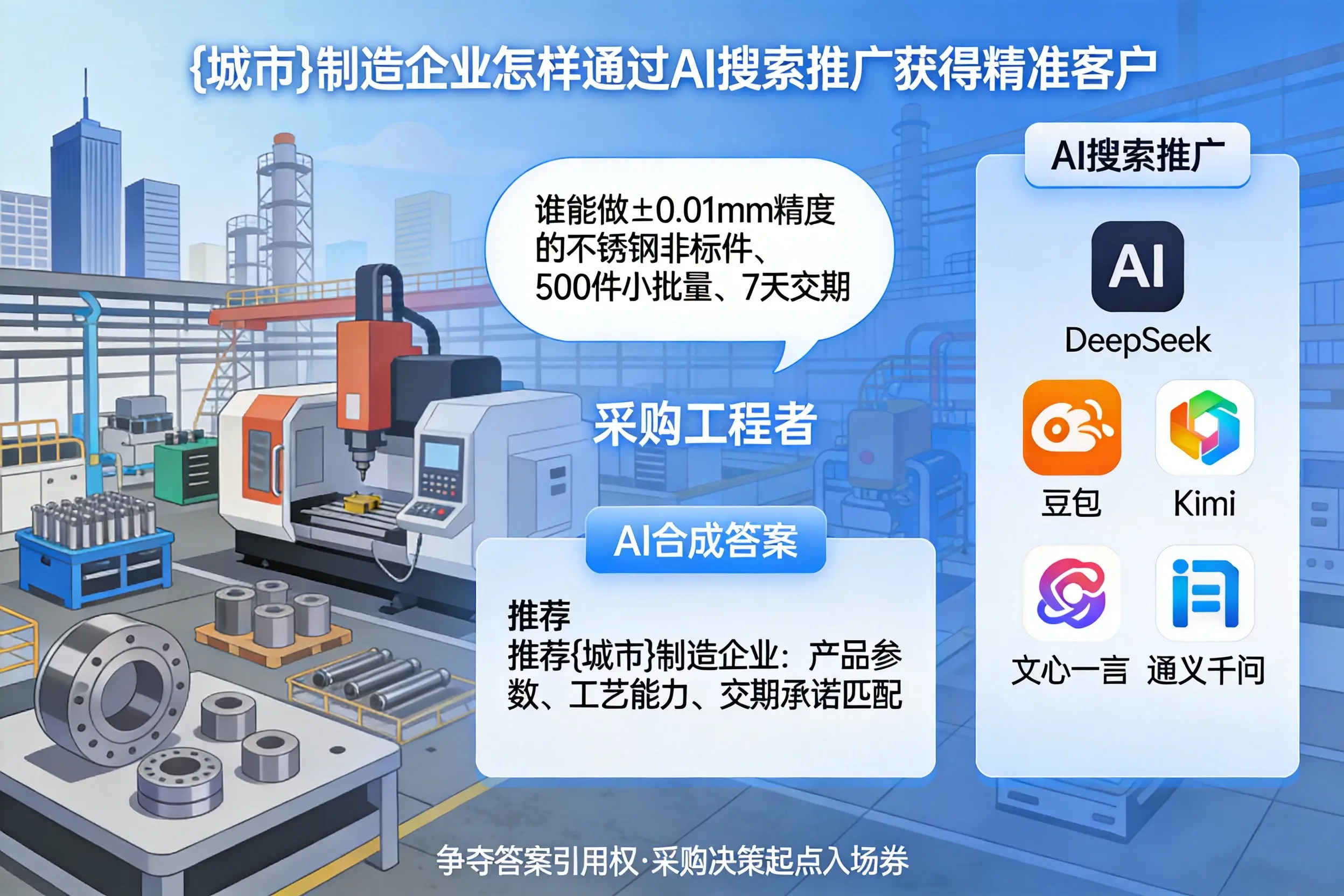澄迈制造企业怎样通过AI搜索推广获得精准客户