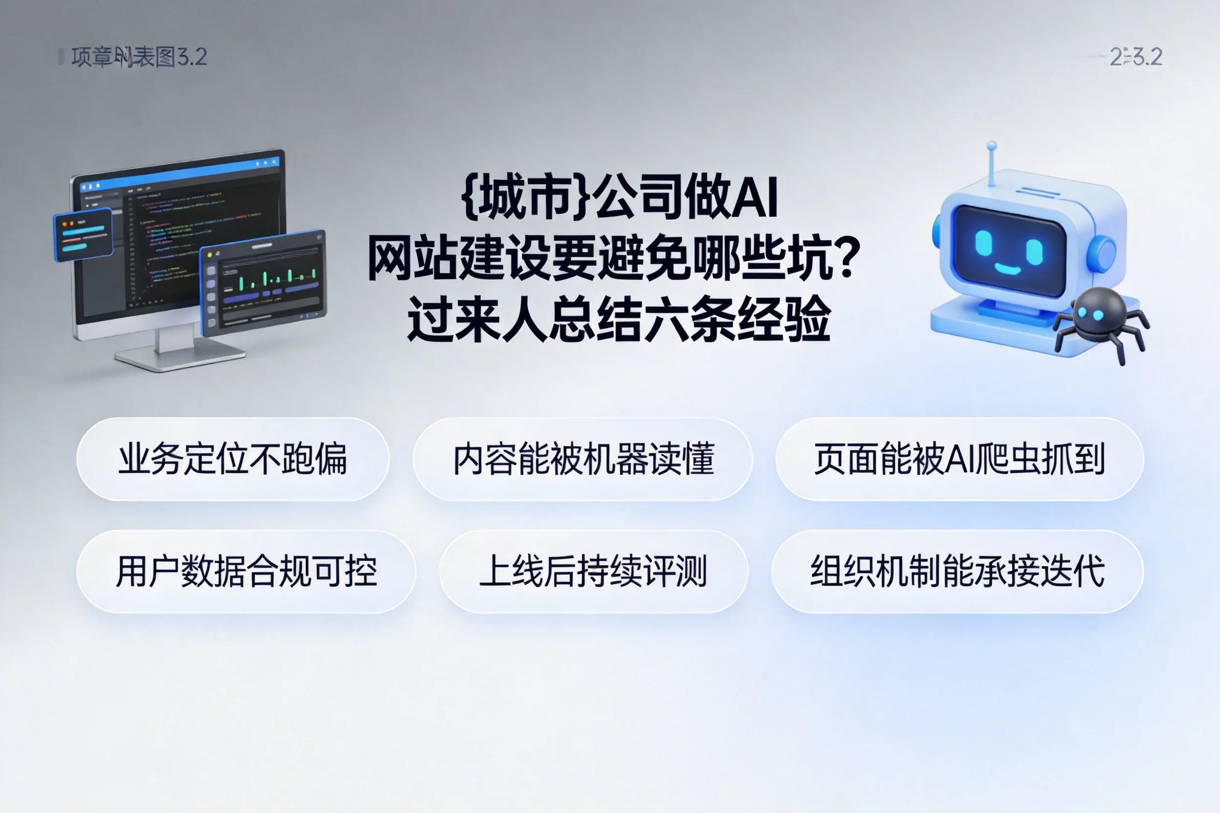 澄迈公司做AI网站建设要避免哪些坑？过来人总结六条经验
