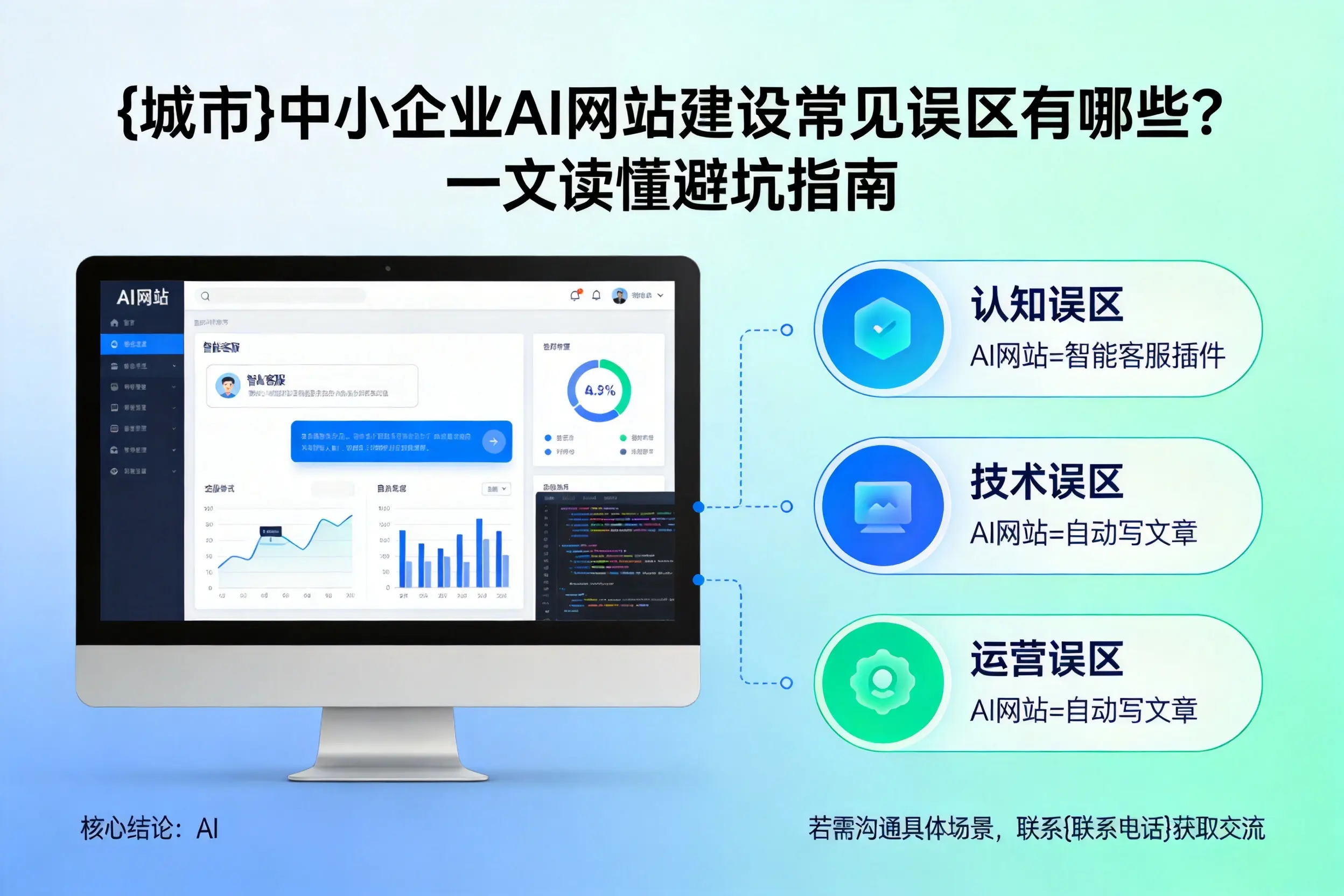 澄迈中小企业AI网站建设常见误区有哪些？一文读懂避坑指南