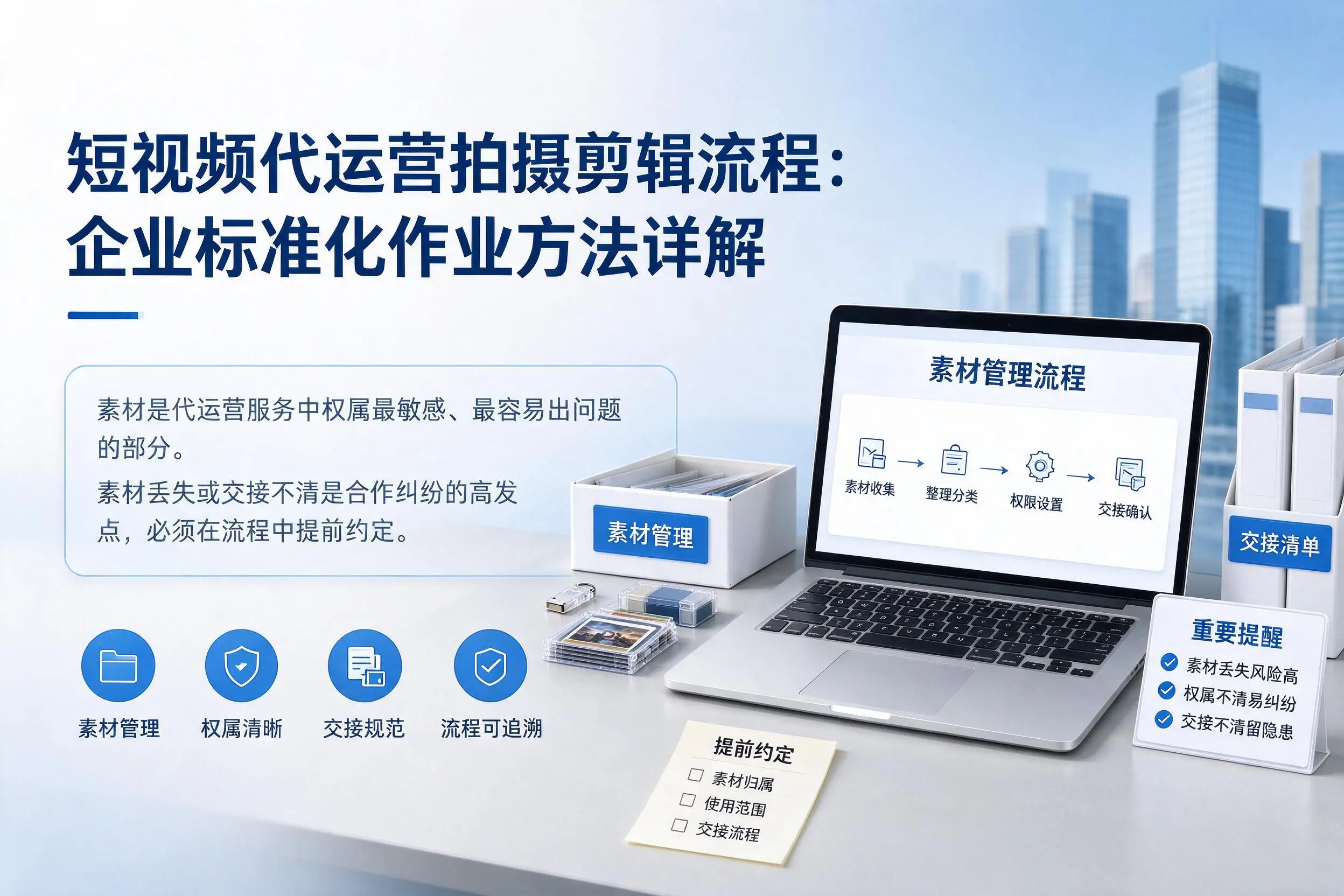 短视频代运营拍摄剪辑流程：澄迈企业标准化作业方法详解