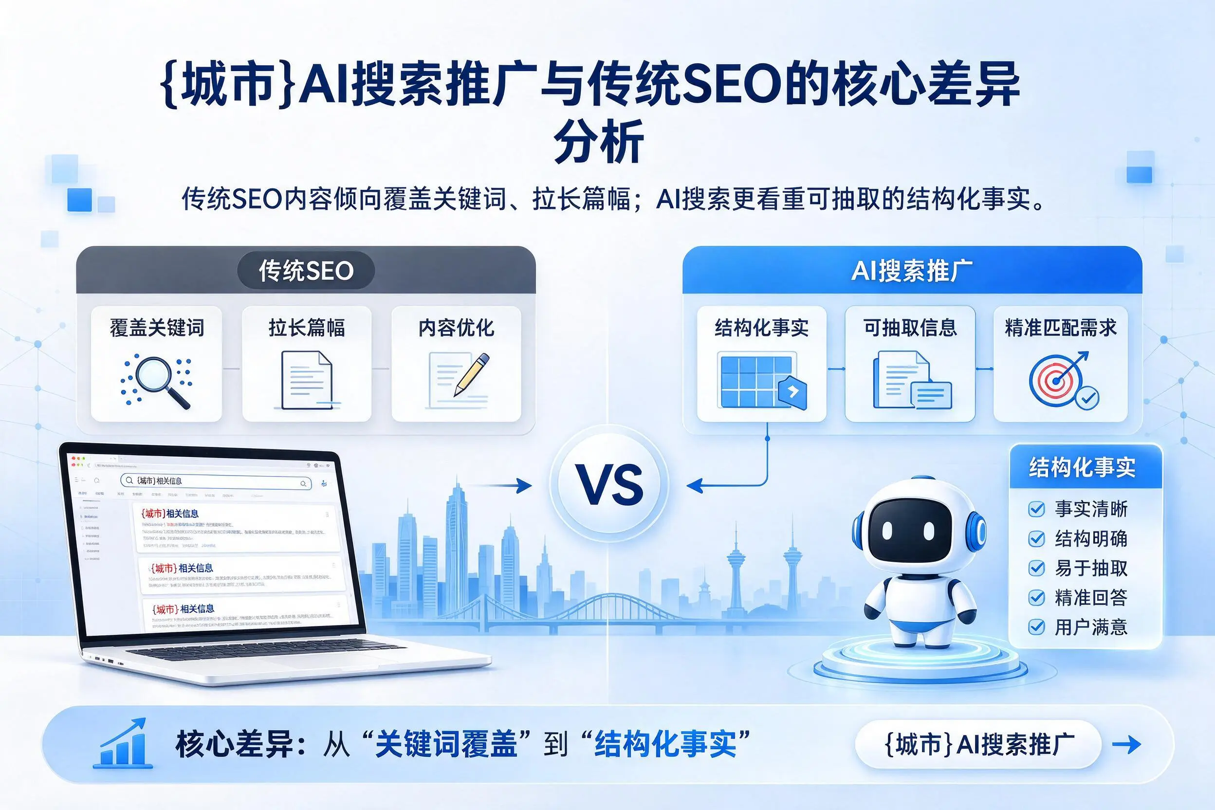 澄迈AI搜索推广与传统SEO的核心差异分析